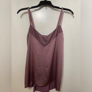 Dolan Anthropologie Lilac Cami with Velvet Trim size small
